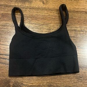 Black chill or workout top